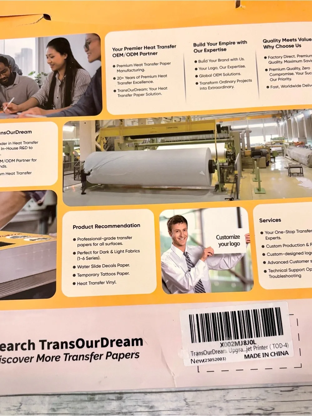 TransOurDream Tru-Heat Transfer Paper Light 2.0 - 20 Sheets
